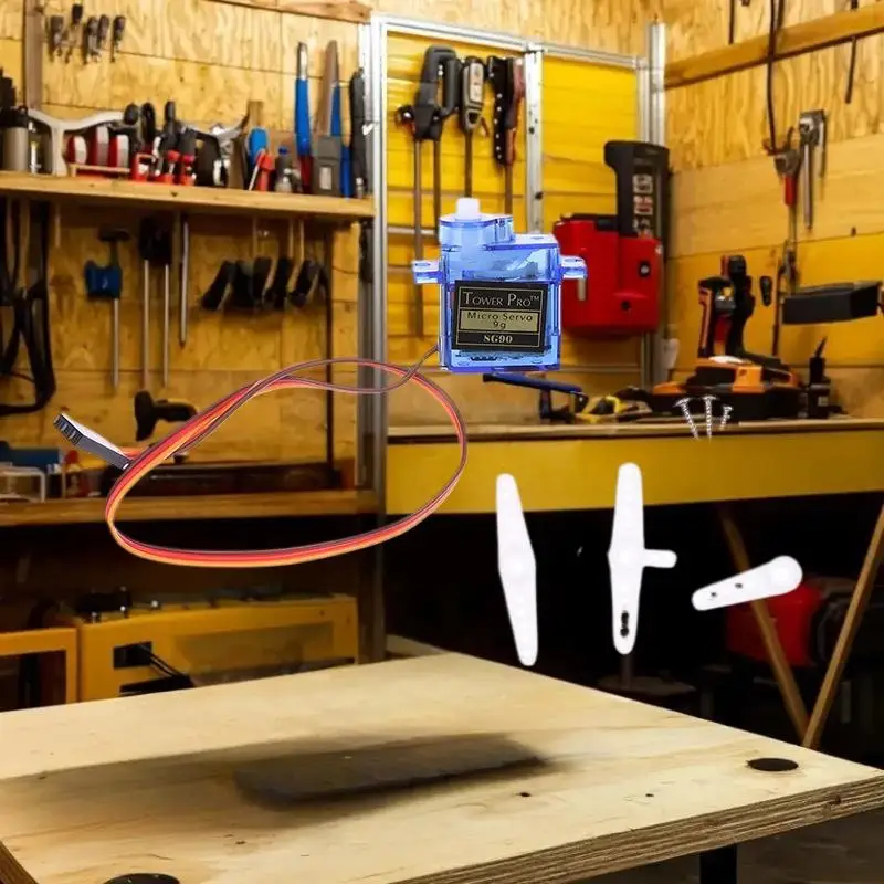 

Проект Arduino своими руками с микросерводвигателем SG90 9G 1/3 шт., 180 ° /360 ° Цифровой сервопривод 5 В для комплектов рукояток радиоуправляемого автомобиля.