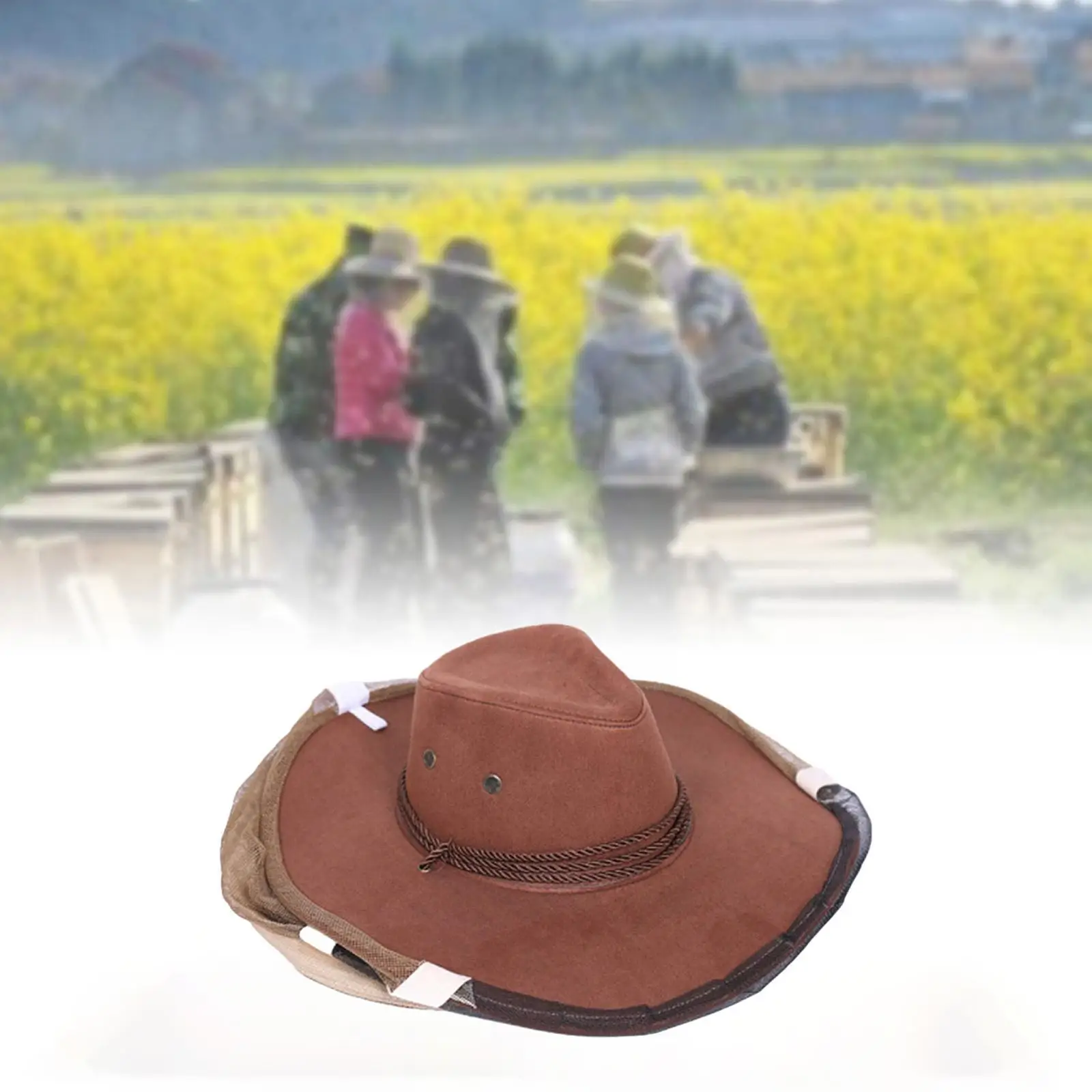 

Beekeeping Hat Portable Veil Hat for Gardening Outdoor Activities Hiking
