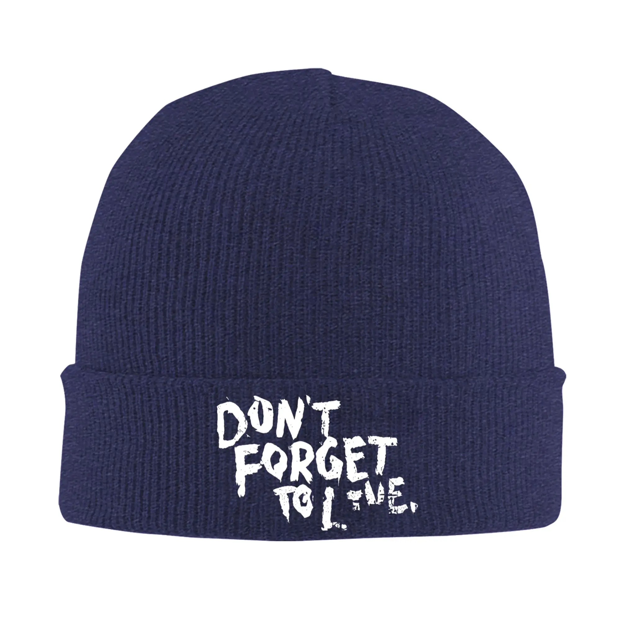 Yungblud Don't Forget To Live Bonnet Hats  Beanie Hats Winter Knit Hat Cool Female Male Outdoor Sport Thermal Elastic Cap