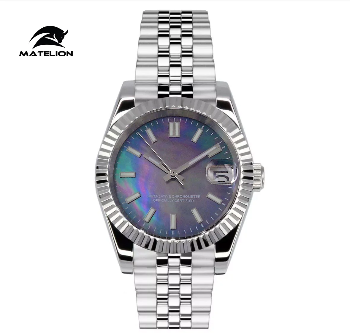 Matelion 200M Waterproof 36mm 39mm White Black MOP Shell Dial Luminous Sapphire NH35A Diving Watch Men Steel Bracelet 2024