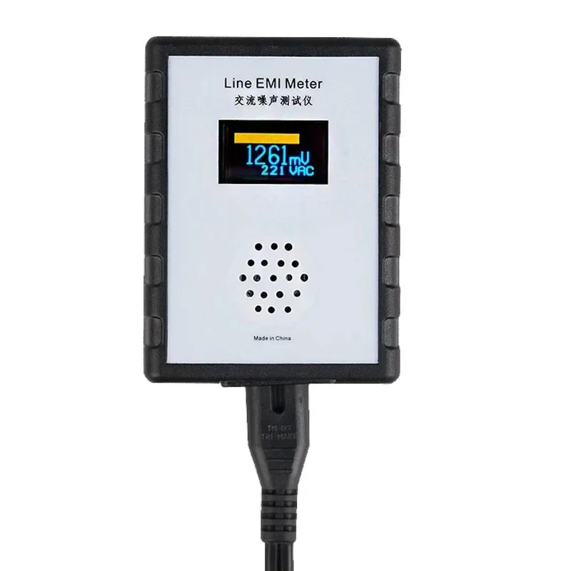 

The Latest Display Mains Noise Tester EMI Measuring Instrument Broadband AC Power Supply Ripple Analyzer line EMI meter