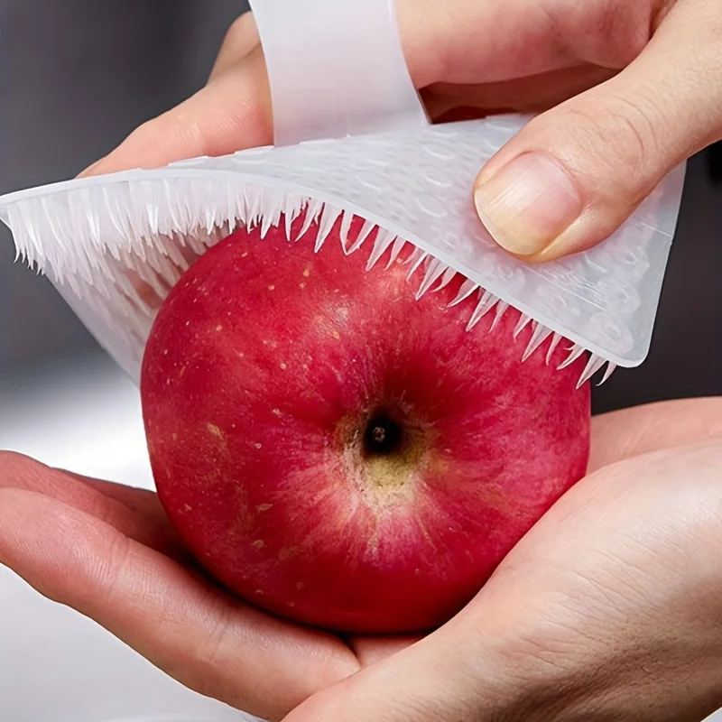 Kitchen Brush, Reusable Vegetable Scrubber, Multifunctional Sink Brush, Useful Fruit Brush, Pot Washing Brush, Soap Mat