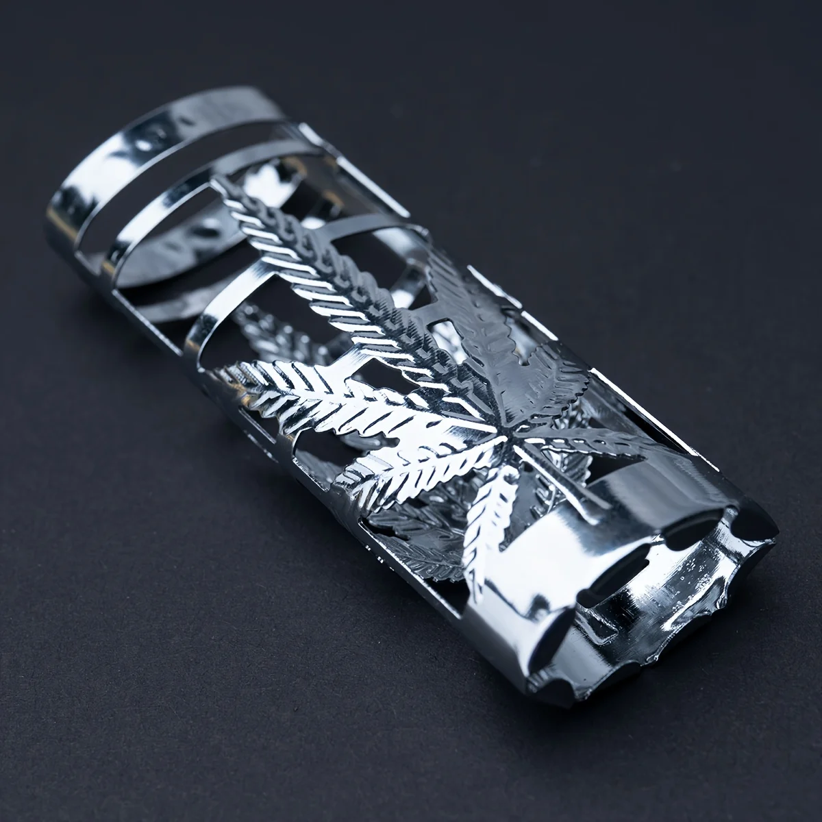 The psychedelic style marijuana burner case is compatible with BIC J6 model