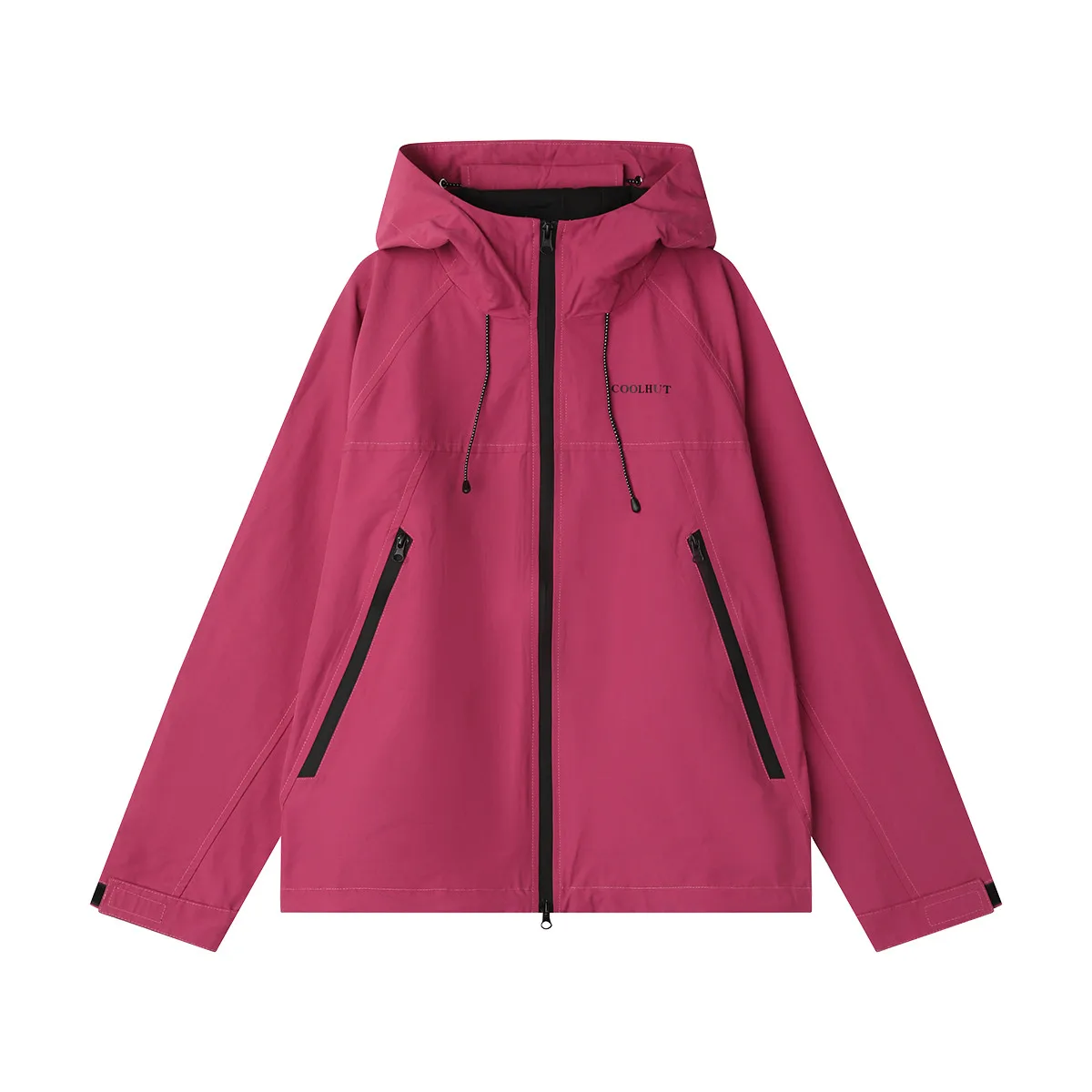 

Женская походная куртка с капюшоном и цветными блоками, осень 2024, уличная спортивная ветровка, свободная походная куртка на шнурке, повседневное походное пальто