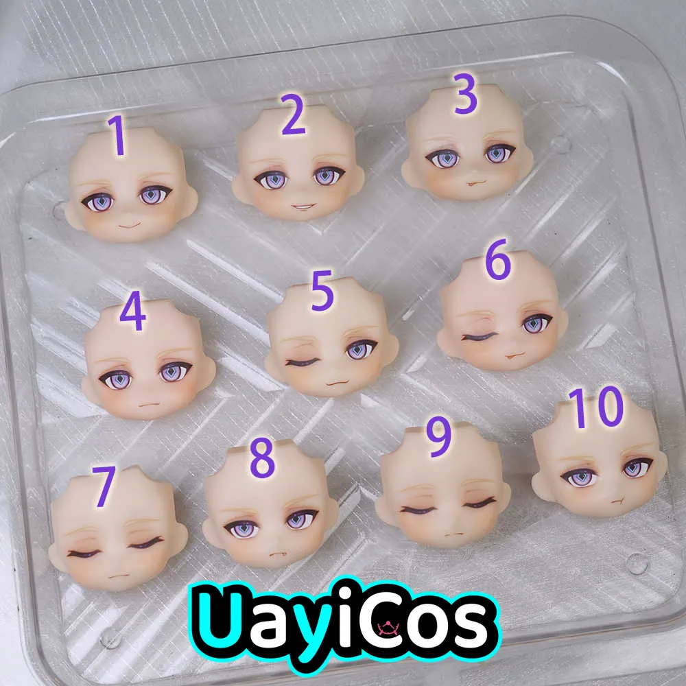 Honkai: Star Rail Aventurine Ob11 Faceplates GSC Handmade Water Sticker Face Doll Accessories Game Props Anime Figure Toy Kids