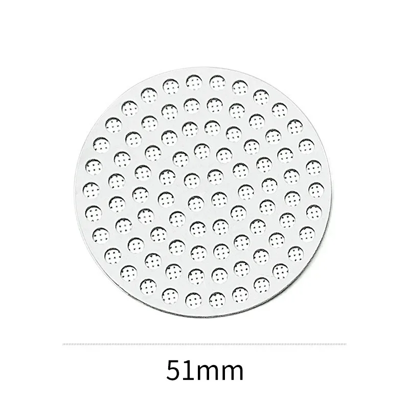 Tela reutilizável para disco de café, 51/53/58mm, aço inoxidável 304, camada dupla, filtro de café, malha fina, acessório profissional para café expresso