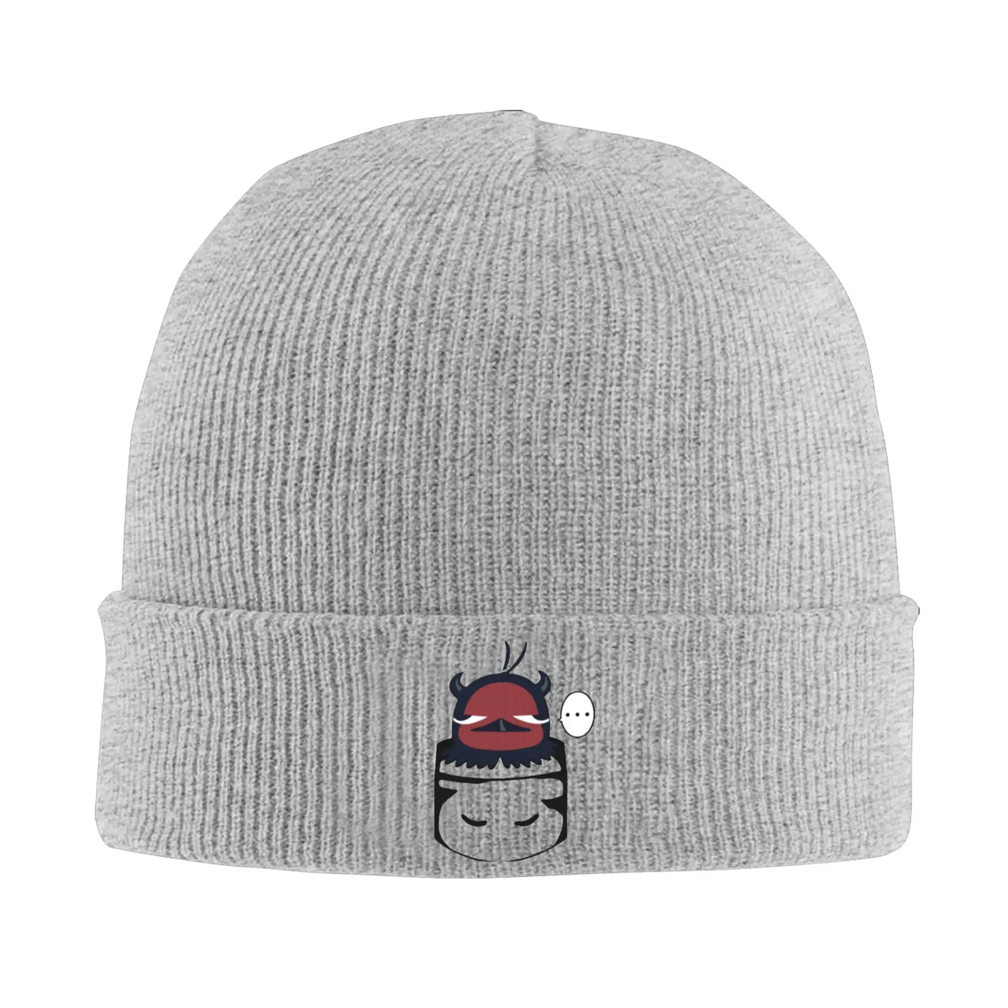 Black Clover Asta Bird Nero Pocket Knitted Hat for Women Men Skullies Beanies Winter Hat Acrylic  Casual Melon Cap