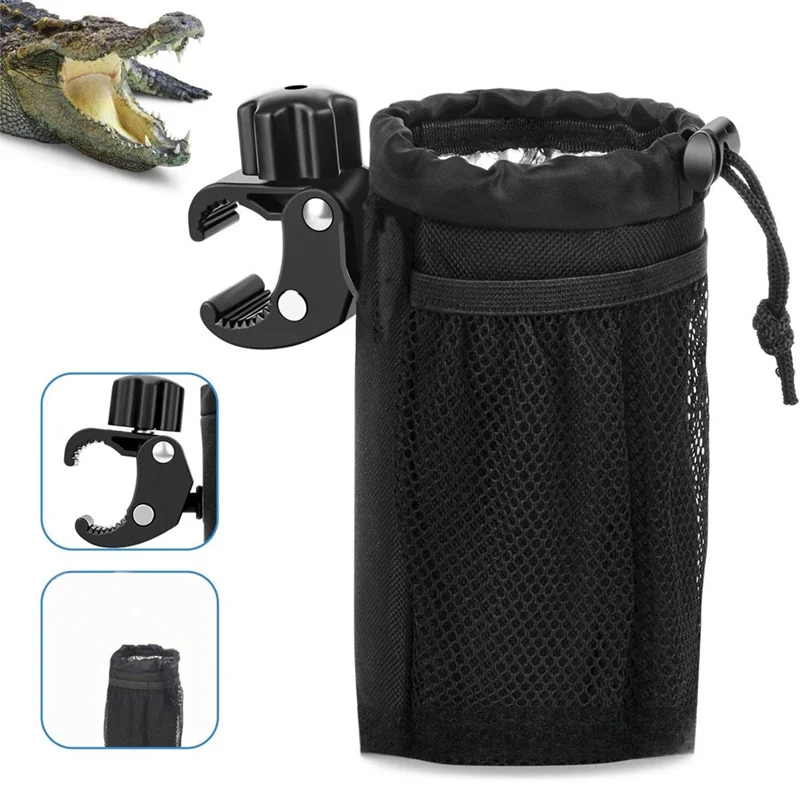 

AEF2-Motorcycle Cup Holder, Oxford Cloth Motorcycle Drink Holder, Water Bottle Holder For ATV/UTV, Scooters, Bicycles