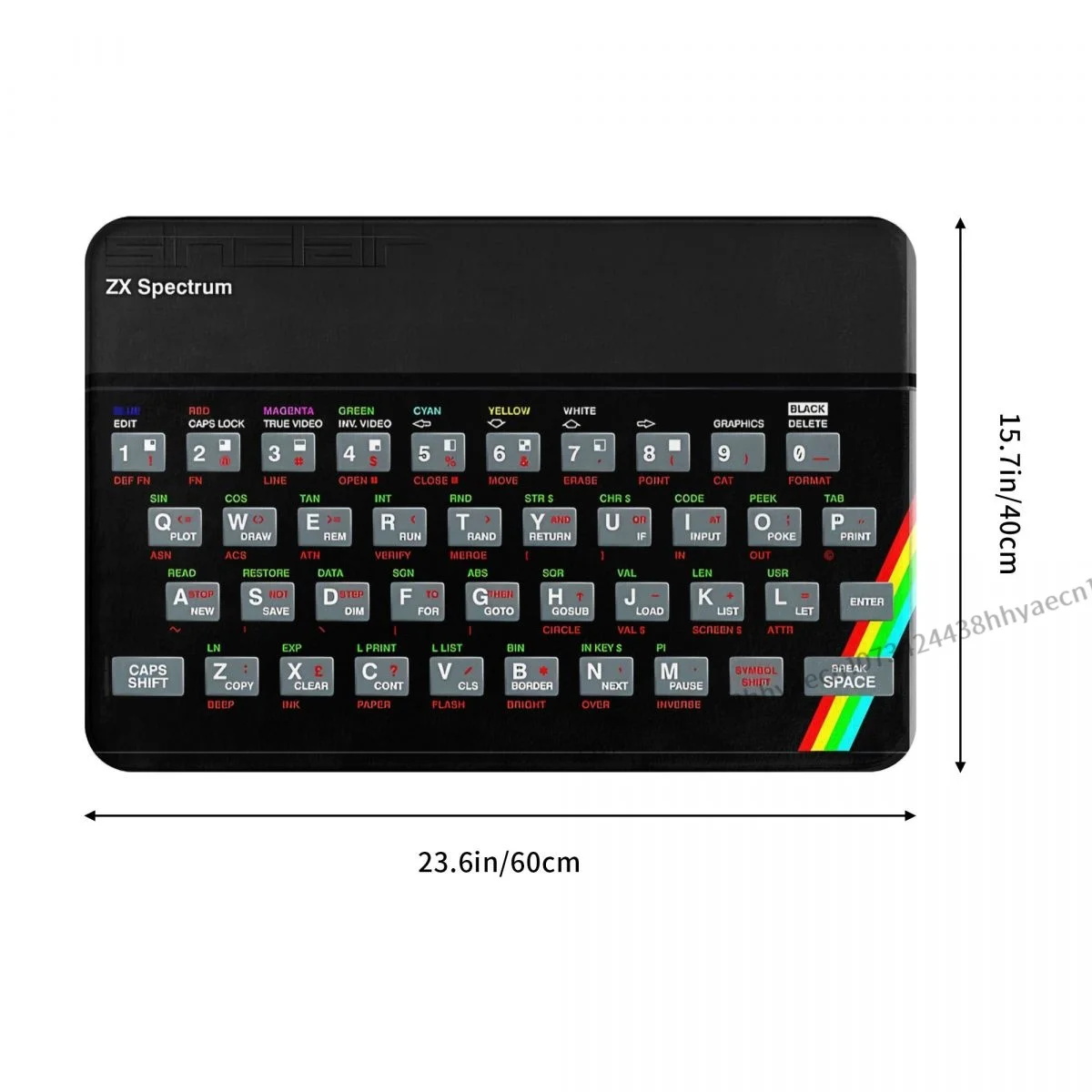 Non-slip Doormat ZX Spectrum Bath Kitchen Mat Outdoor Carpet Indoor Pattern Decor