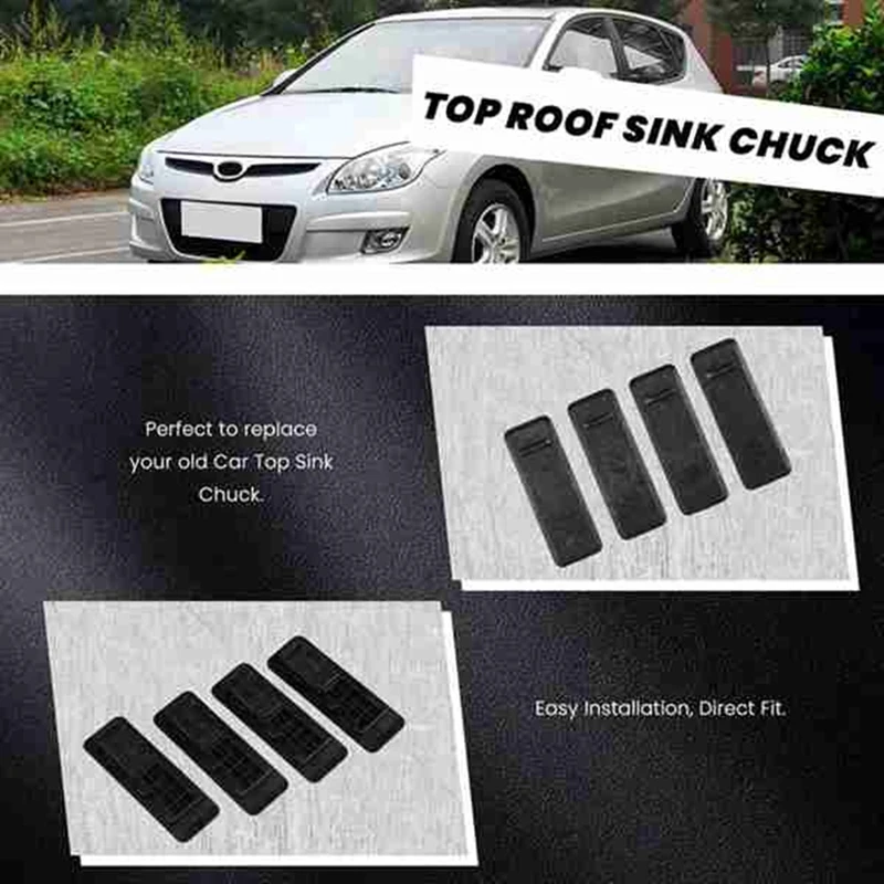 12Pcs 872552L000 Roof Trim Moulding Cover For Hyundai I30 2007-2012