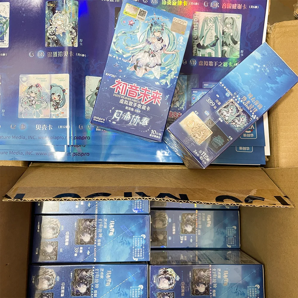2026 KAYOU Genuine Hatsune Miku Cards Virtual Singer Trading Cards Booster Box Series 6 Collectible Hobby Gift