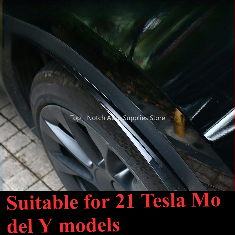 

Подходит для Tesla Model Y, специальное крыло без сверления, скрытое крыло, защита от царапин, аксессуары для модификации арки колеса