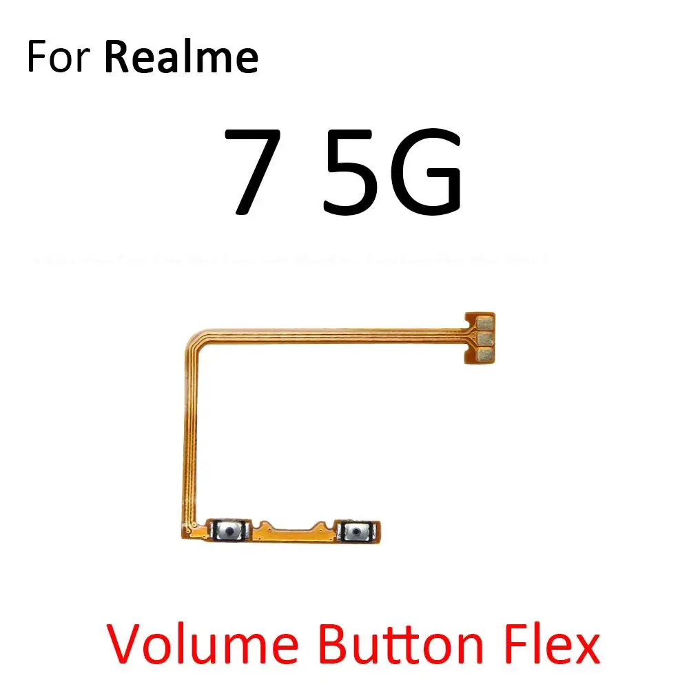 Power ON OFF Mute Switch Control Key Volume Button Flex Cable For OPPO Realme 7 7i 8i 8s 8 Pro 4G 5G Repair Parts