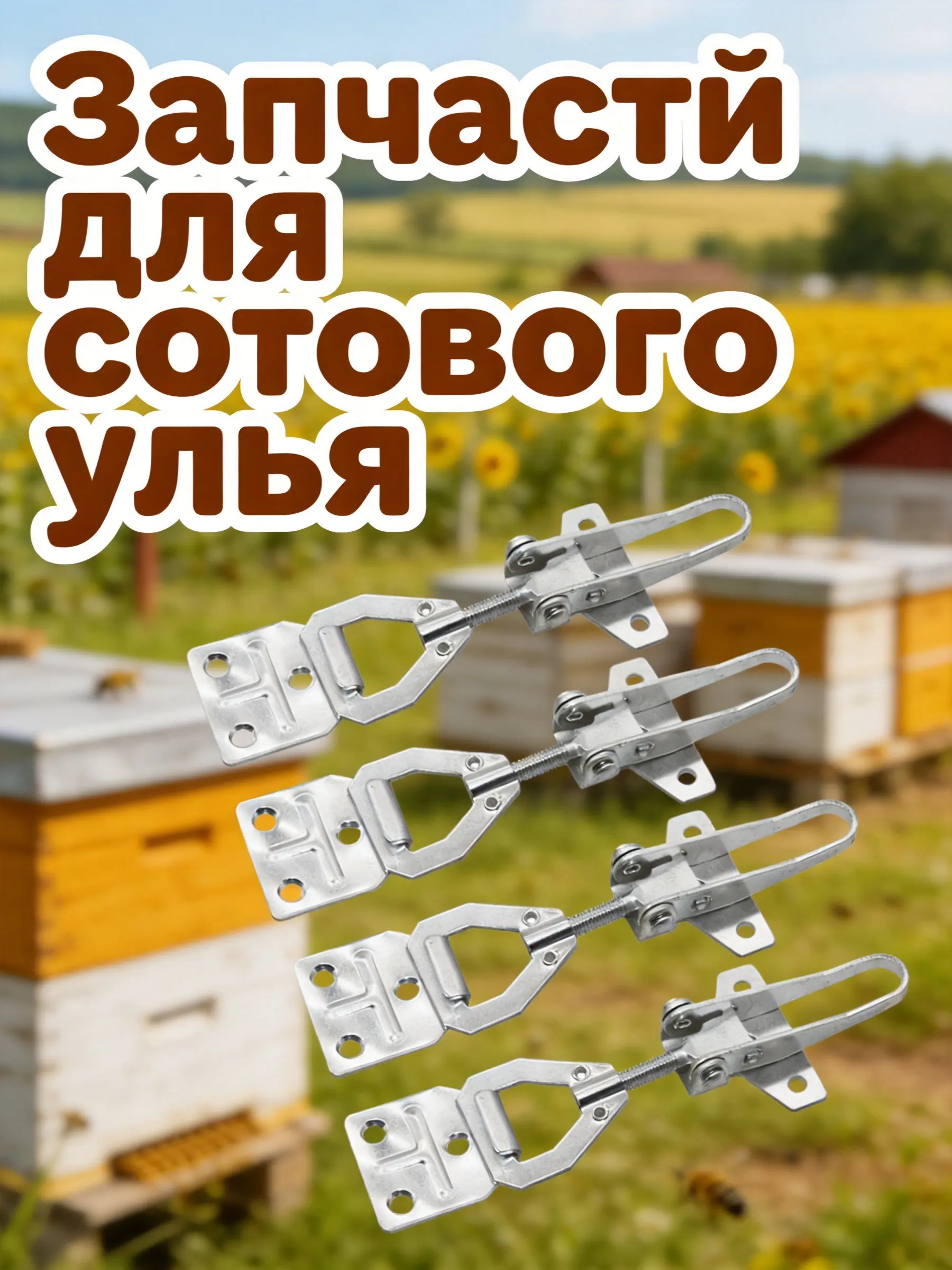4Pcs Beehive Connector Premium Quality Beekeeping Tool Secure Lock Latch System for Beehive Box Connection Versatile Hive Clasp