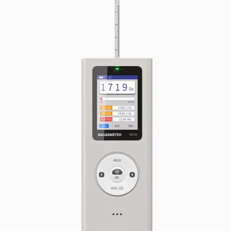 Handheld magnetic induction intensity detector, 0-25000GS Hall sensor digital Tesla instrument
