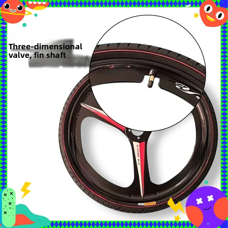 2026 hot-selling rear wheel 24-inch electric wheelchair accessories Daquan universal wheelchair wheel hub pneumatic tire