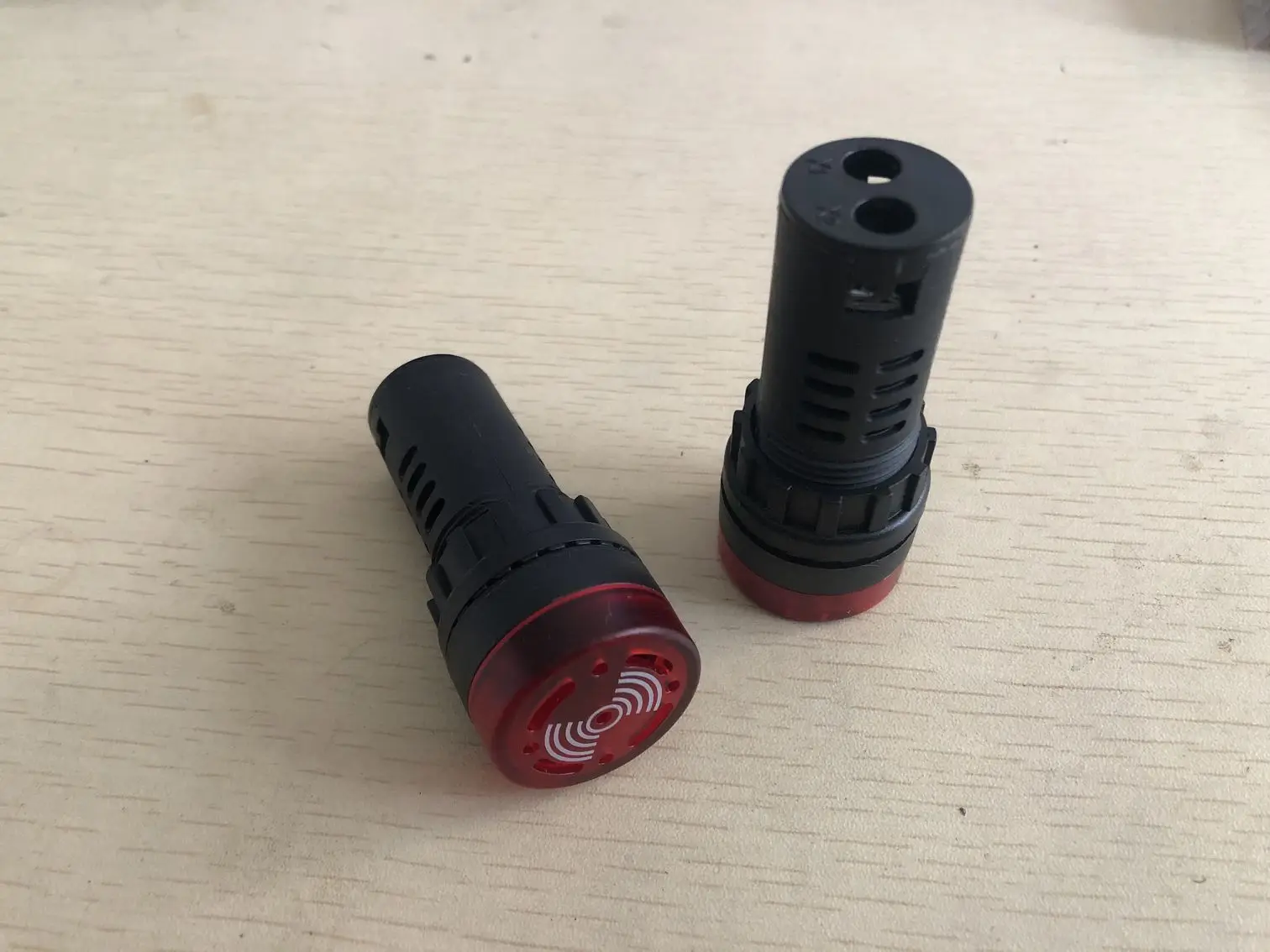 wholesale 1PCS 22mm Red Flash Buzzer Beep Indicator AD16-22SM LED Indicator Light DC/AC12V,DC/AC24V,AC110V,AC220V