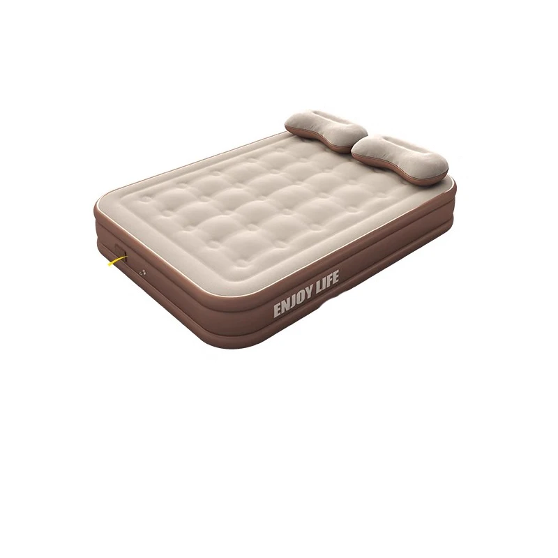 Home Self Inflatable Bed Twin Size Portable Outdoor Folding Inflatable Bed Camping Trips Fauteuil Gonflable Furniture Room