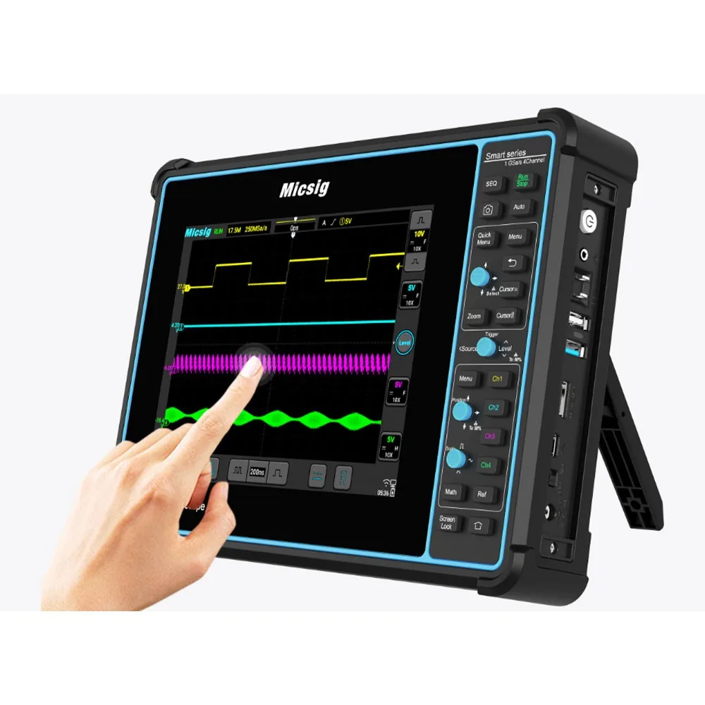 Micsig STO2002 200MHz 1GSa/s Tablet Oscilloscope 2 Channel Digital Oscilloscope Supports Decoding