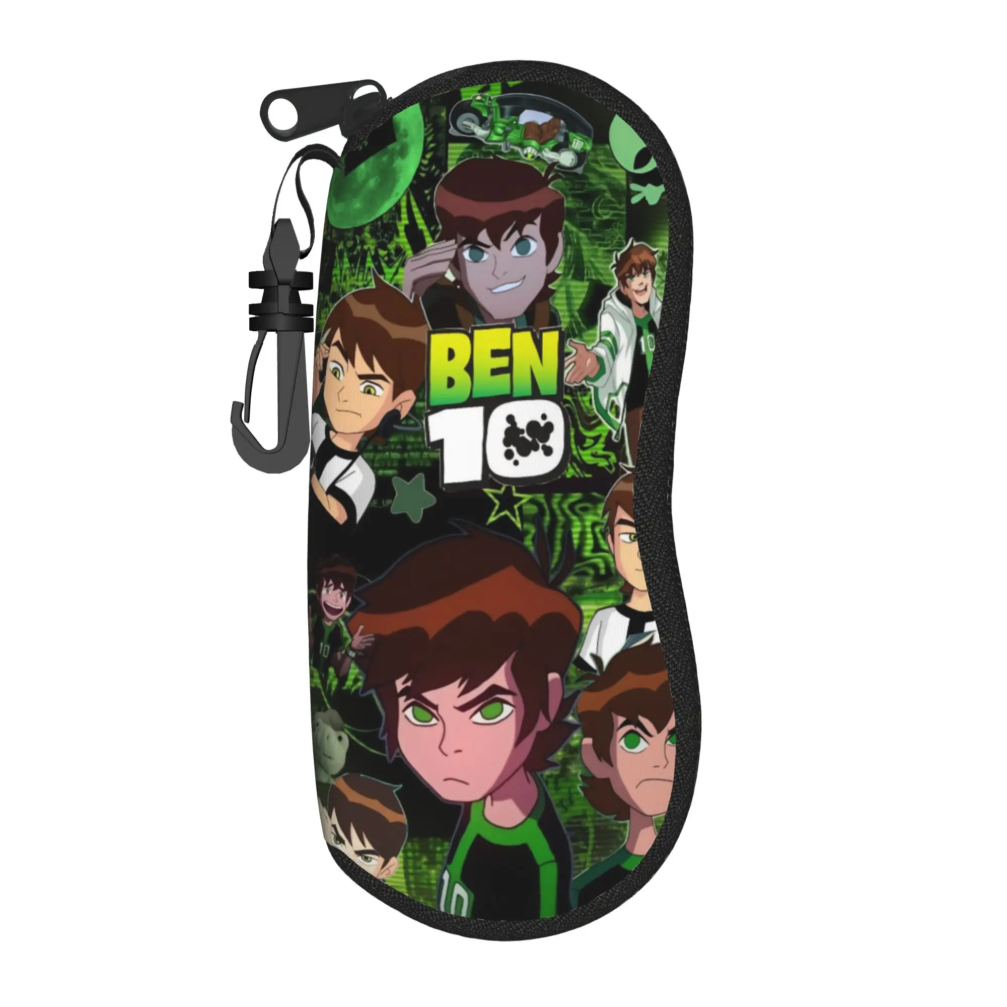 Ben 10 Cartoon Merch Glasses Case for Girls New Zipper  Eyewear Protector Charming Glasses Box