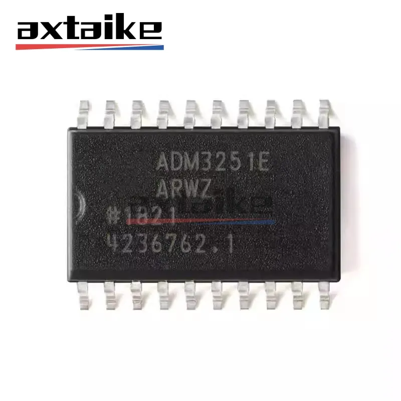 ADM3251EARWZ SOP-20 ADM3251 Isolated Single Channel RS-232 Line Driver Receiver IC ADM3251E ADM3251EARWZ-REEL SMD