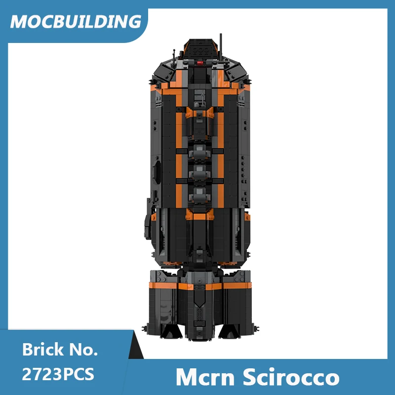 MOC Building Blocks Mcrn Scirocco Model DIY Assembled Bricks Space Series Educational Creative Display Toys Xmas Gifts 2723PCS