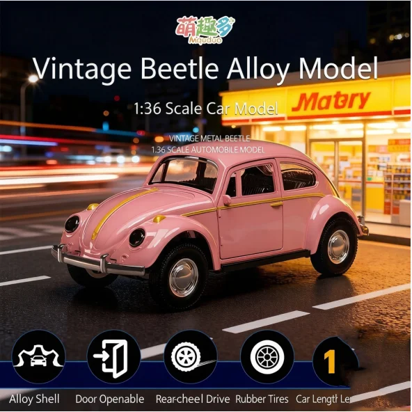 

Металлическая модель автомобиля 1:36 с инерционным механизмом, игрушка для подарка/детей