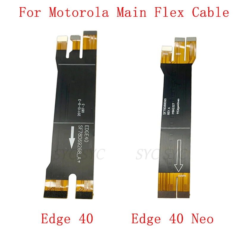 Main Board Motherboard Flex Cable For Motorola Moto Edge 40 Neo Main Flex Cable Repair Parts