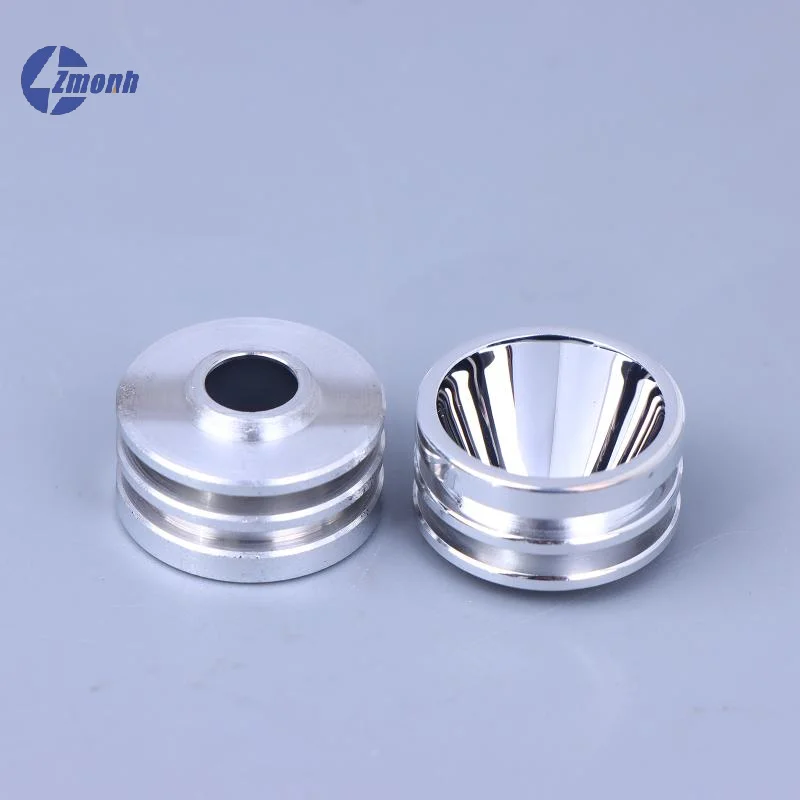 New！S5 20mm Smooth Reflector Flashlight LED Reflective Cup Reflector Bow Smooth Orange Peel LED Hole 7mm
