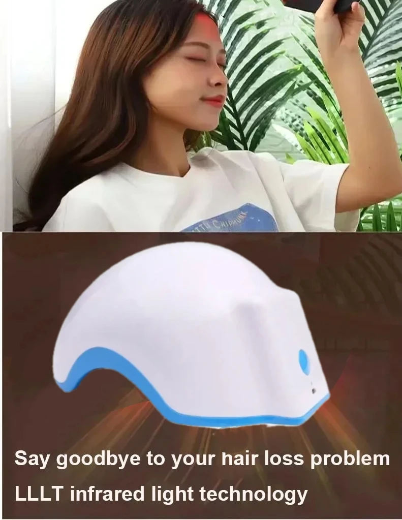 

Red Light Treatment for Rapid Hair Growth, Red Light and Infrared Flash Treatment for Hair Loss USB Charging to Prevent Hair Los
