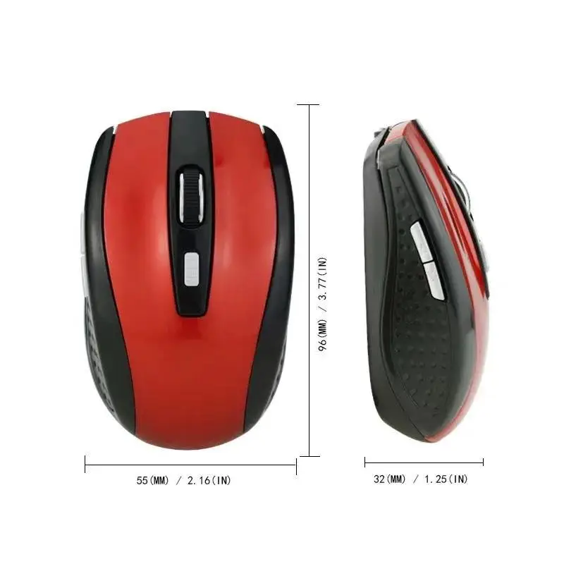 2.4G Draadloze Muis 2.4Ghz Gaming Muis Optische Draadloze Muis Slanke Mini Geruisloze Muizen 800/1200/1600 DPI Voor Macbook PC Laptops