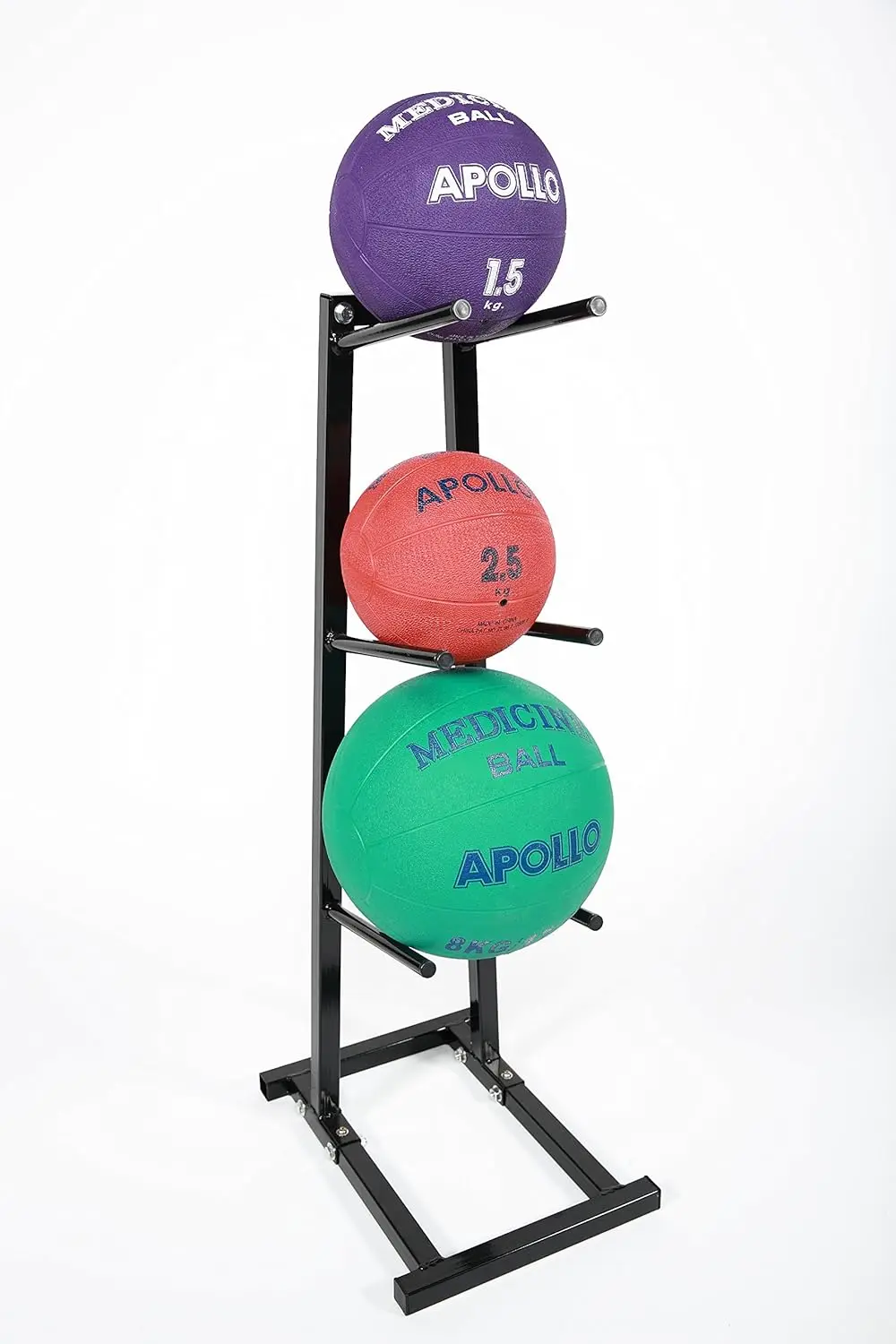 Medicine-Ball-Aufbewahrungsregal, Power-Rope-Halterung für 3-4 Bälle für Heimfitness