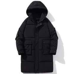 Winter Long Jackets for Men Overcoat 2023 New Fashion Thick Warm Man Coat Plus Size High Quality Winter Parkas With Hood