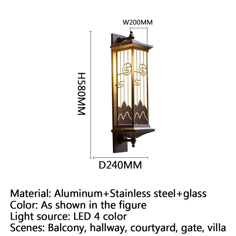 GISELLE-Lámparas de pared LED contemporáneas para exteriores, simplicidad eléctrica, impermeable, balcón, pasillo, patio, Villa, puerta, Hotel