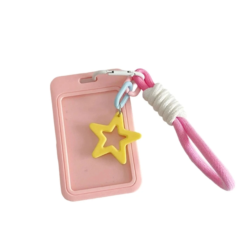 Star Bus Card Card Sleeve Lace Holders Wovely Card Cover Sweet Photo Sterbers