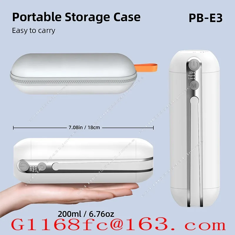 Portable 200ml Peri Bottle IPX6 Portable Travel Bathtub