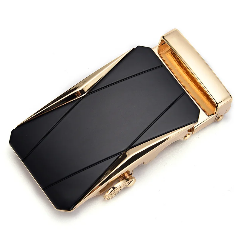 3.5CM Zinc Alloy Auto Buckle Men's Belt - Business Casual Waistband Headwear, Durable Scratch-Resistant Pant Belt Buckle