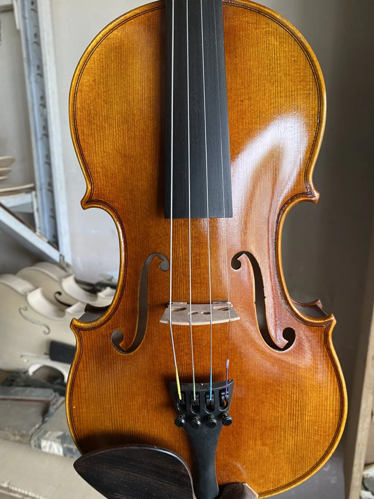 

European spruce face Handmade Violin 3/4 Italian retro Oil Varnish Violin Professional musical instrument violino with box bow