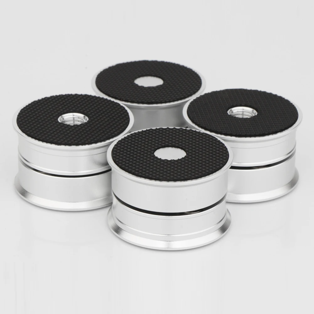 4 Stück HIFI Audio Lautsprecherfüße Chassis Stahlkugeln Anti-Schock Vibrationsdämpfende Lautsprecherfüße Pads Schwingungsdämpfung Ständer Tragkraft 200kg – Detail 9