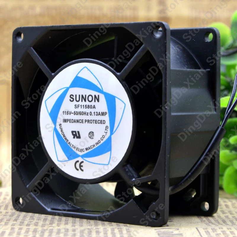 

X 1PCS For SUNON SF11580AT 1082HSL | AC115V 0.10A | 8CM | Cabinet Chassis Cooling Fan