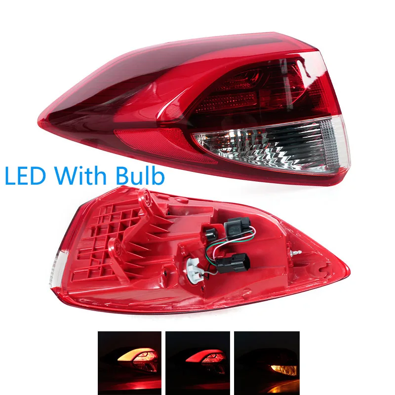 Rear Bumper Tail Light Brake Stop Reverse Lamp LED Taillight For Hyundai Tucson 2015-2018 92403-D3010 92401-D3100 92402-D3100
