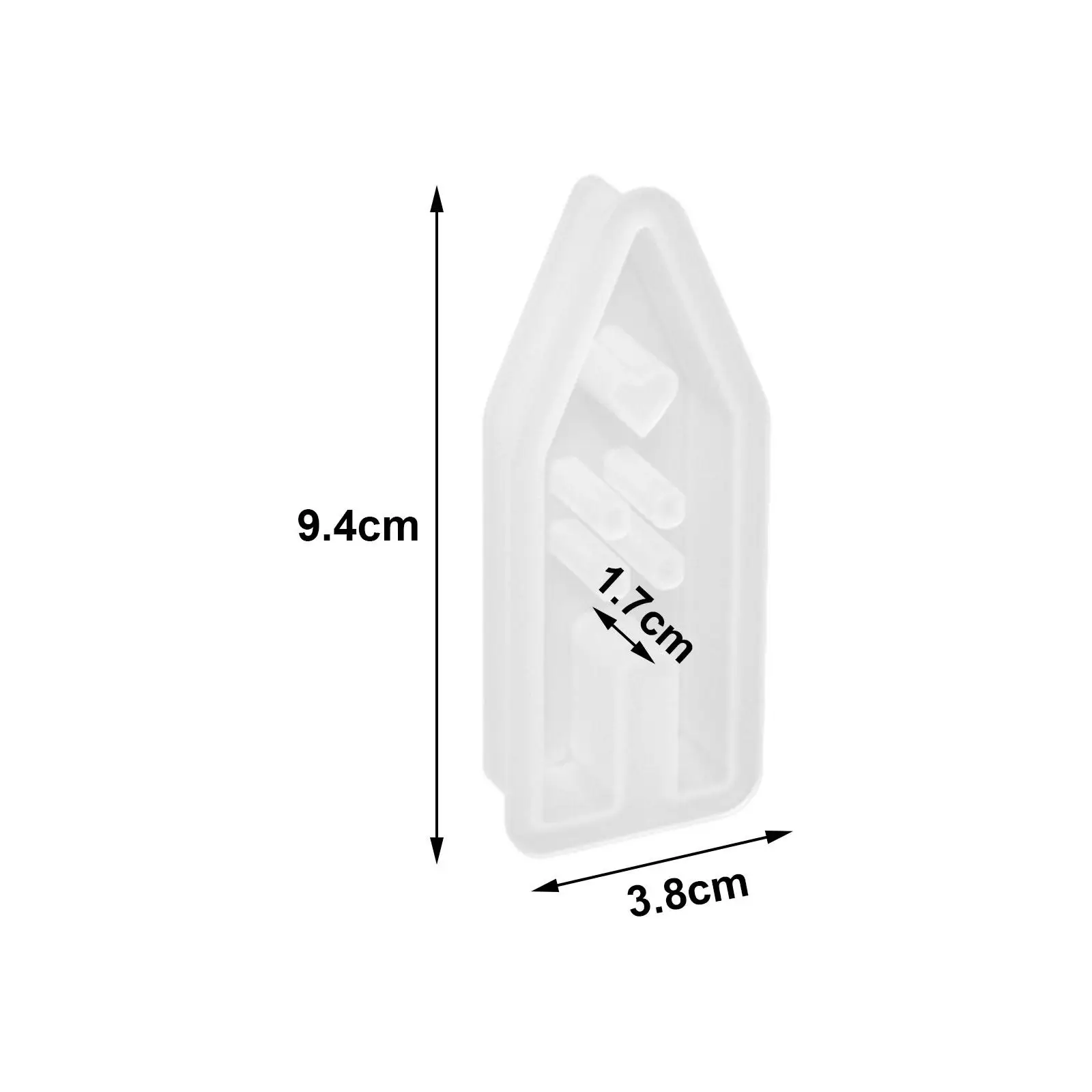 Moule à bougie en Silicone, modèle de maison pour résine et savon, artisanat, décoration de la maison, cadeaux de pâques