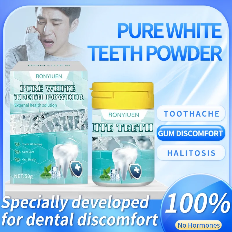 

Dazzling White Tooth Cleansing Powder Teeth Oral Odor Teeth Pain Discomfort External Care Health Tooth Powder