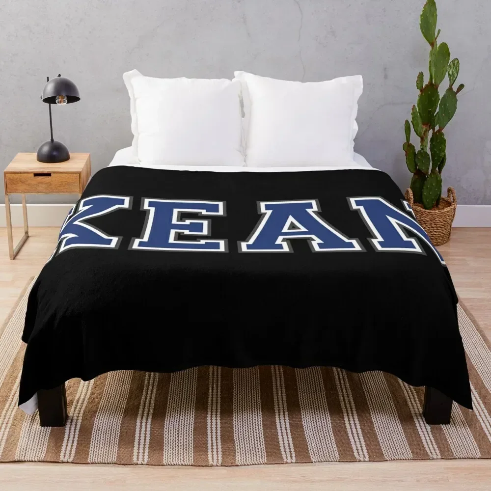 

kean college font Throw Blanket Shaggy Large Kid'S Flannel Blankets