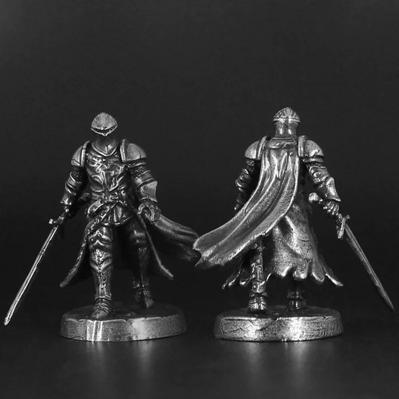Fearless Knight Legion Soldier Metal Miniature Figurine War Game Chess Piece Desktop Ornament Collectible Gift For Boys Men
