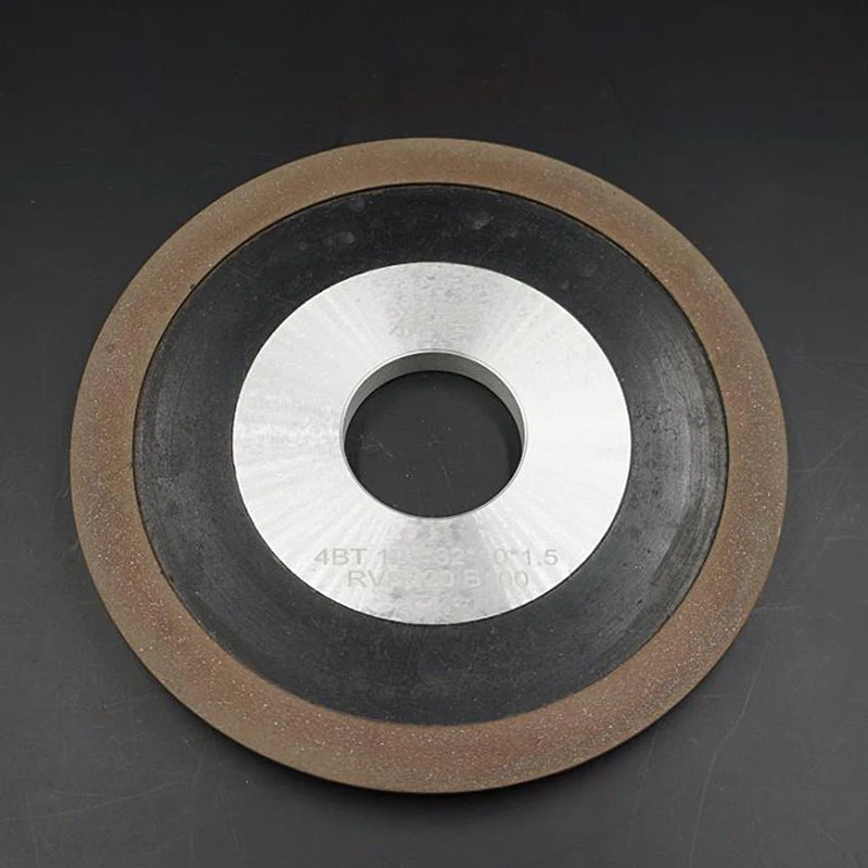 Einseitig abgeschrägtes Diamantschleifrad für Hartmetall-Sägeblätter, Fräser, Drehwerkzeuge, Bohrer, Konzentration 125*32*10*1,5 – Detail 3
