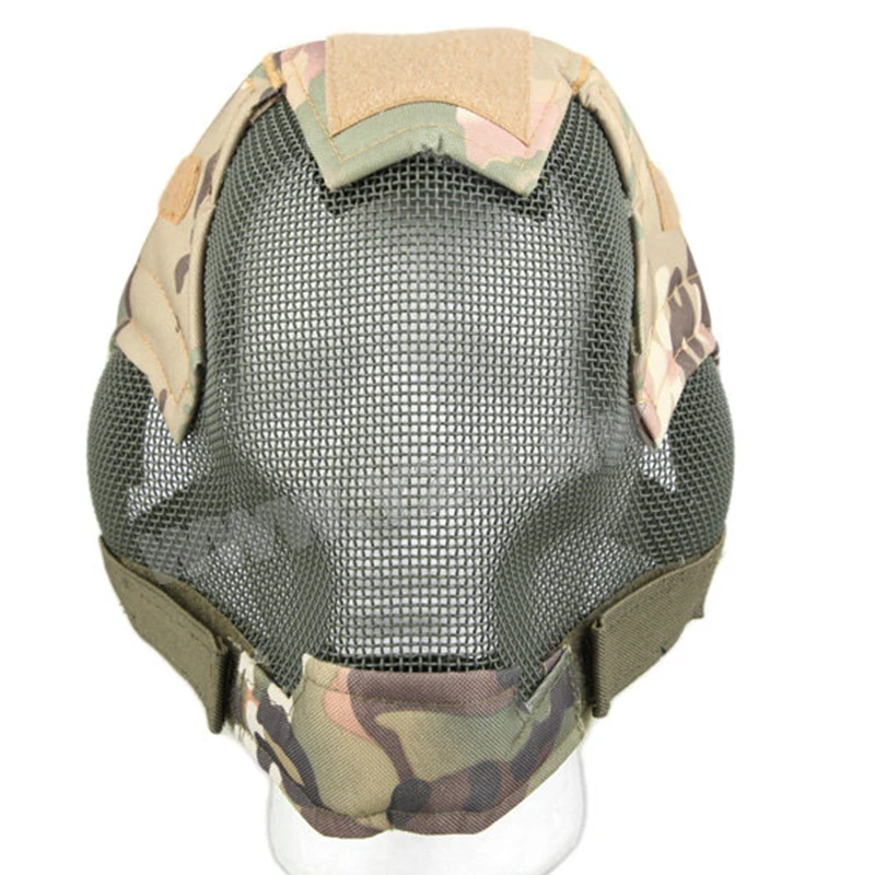 

Tactical V6 Strike Steel Full Face Mask Wire Protection Gear Headgear Airsoft Headwear Hunting Sports Outdoor