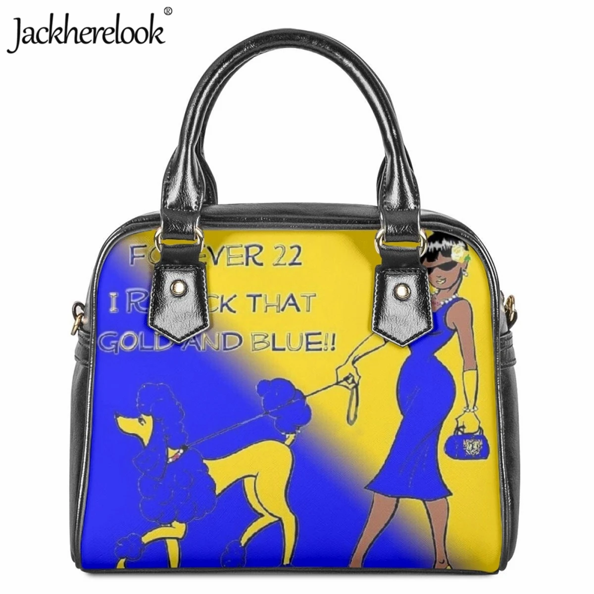 Jackherelook Sigma Gamma Rho Sorority Ladies Shoulder Bag Leisure Leather Fashion Messenger Bag Classic Trendy Shopping Handbags