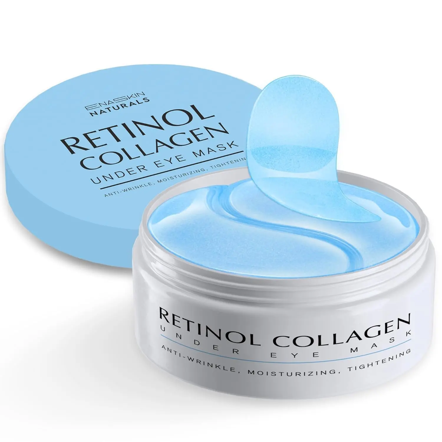 

30 Pairs Retinol Collagen Eye Gels - Reduce Dark Circles, Wrinkles & Puffiness - Hydrogel Under Eye Patches for Women & Men