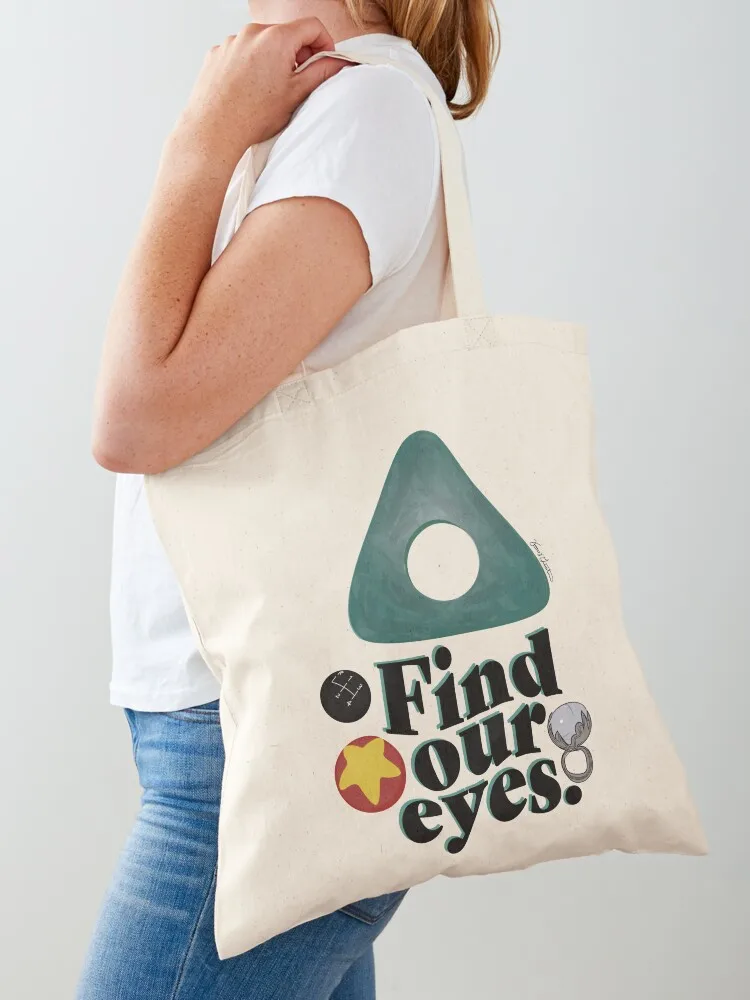 

Find Our Eyes Tote Bag shopper bag women canvas Customizable tote bag Canvas shoulder canvas tote